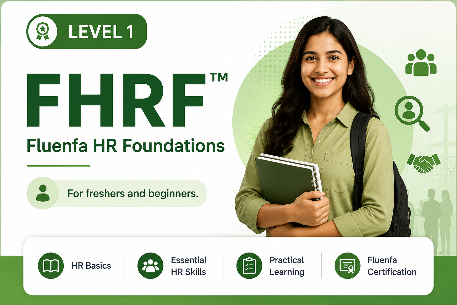 FHRF FLUENFA HR Foundations Level 1 HR foundation course for beginners and freshers